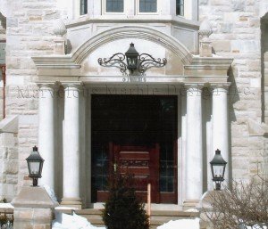 limestone outdoor column