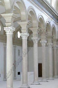 carrara custom marble column